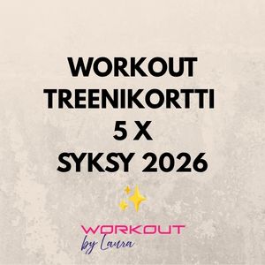 Workout treenikortti 5 X