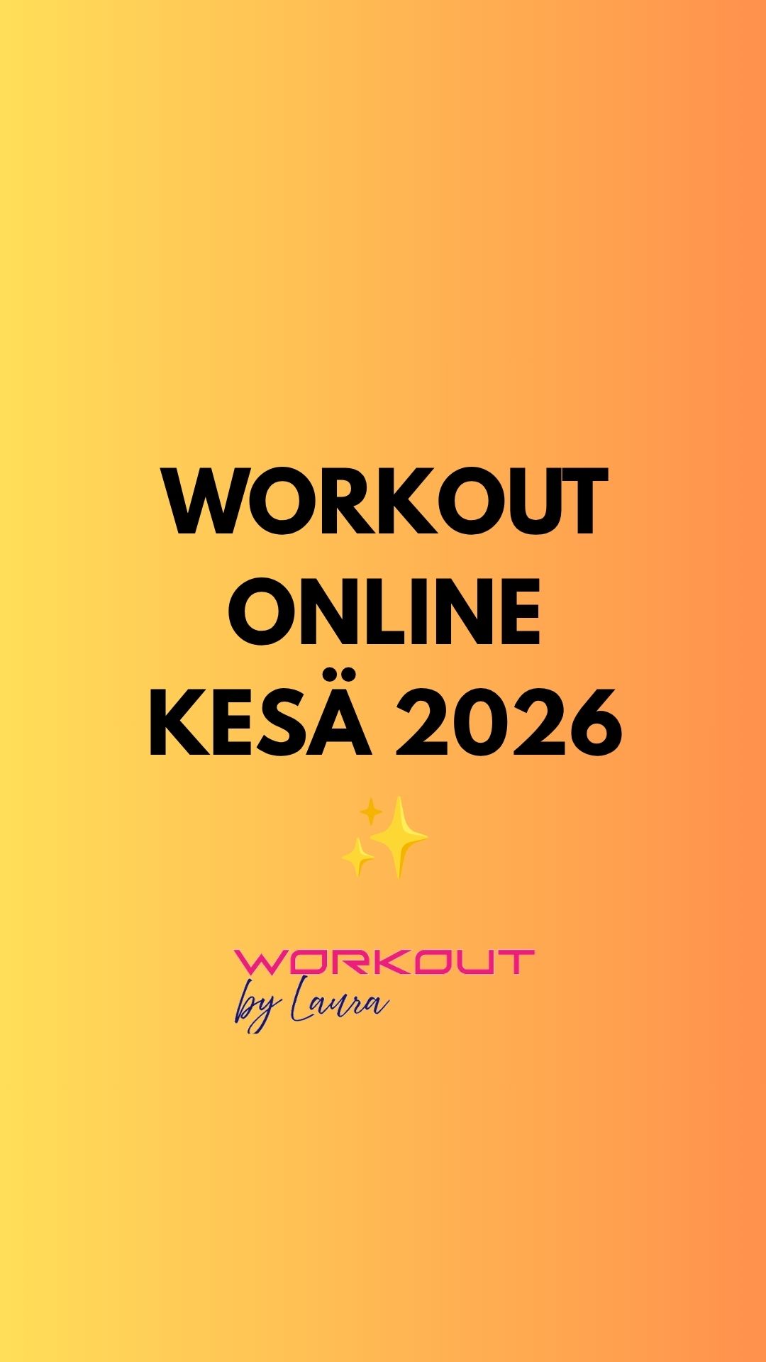WORKOUT ONLINE KESÄ 2026